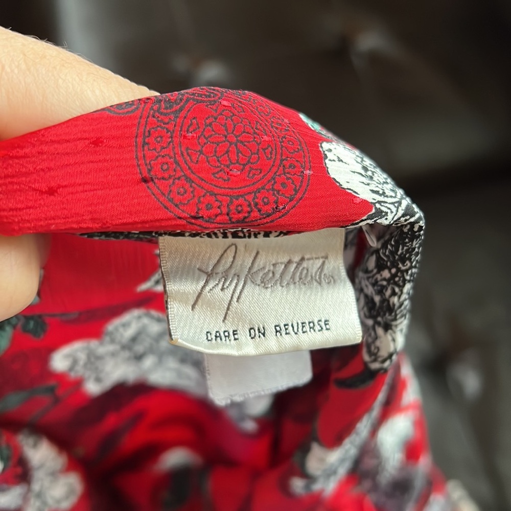 Vintage Pykettes blouse size L - Picture 6 of 6